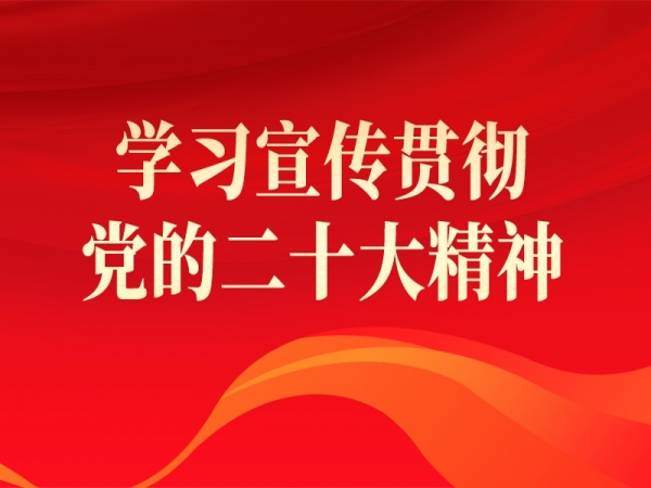 學習宣傳貫徹黨的二十大精神